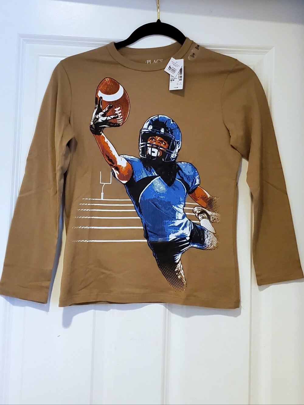 NWT Children's Place Boy's Long Sleeve Cotton Graphic Tee